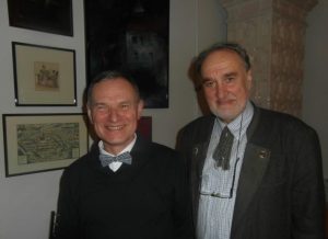 Director of the National Art Gallery in Lviv, Taras Woźniak and Dr. Józef Grabski